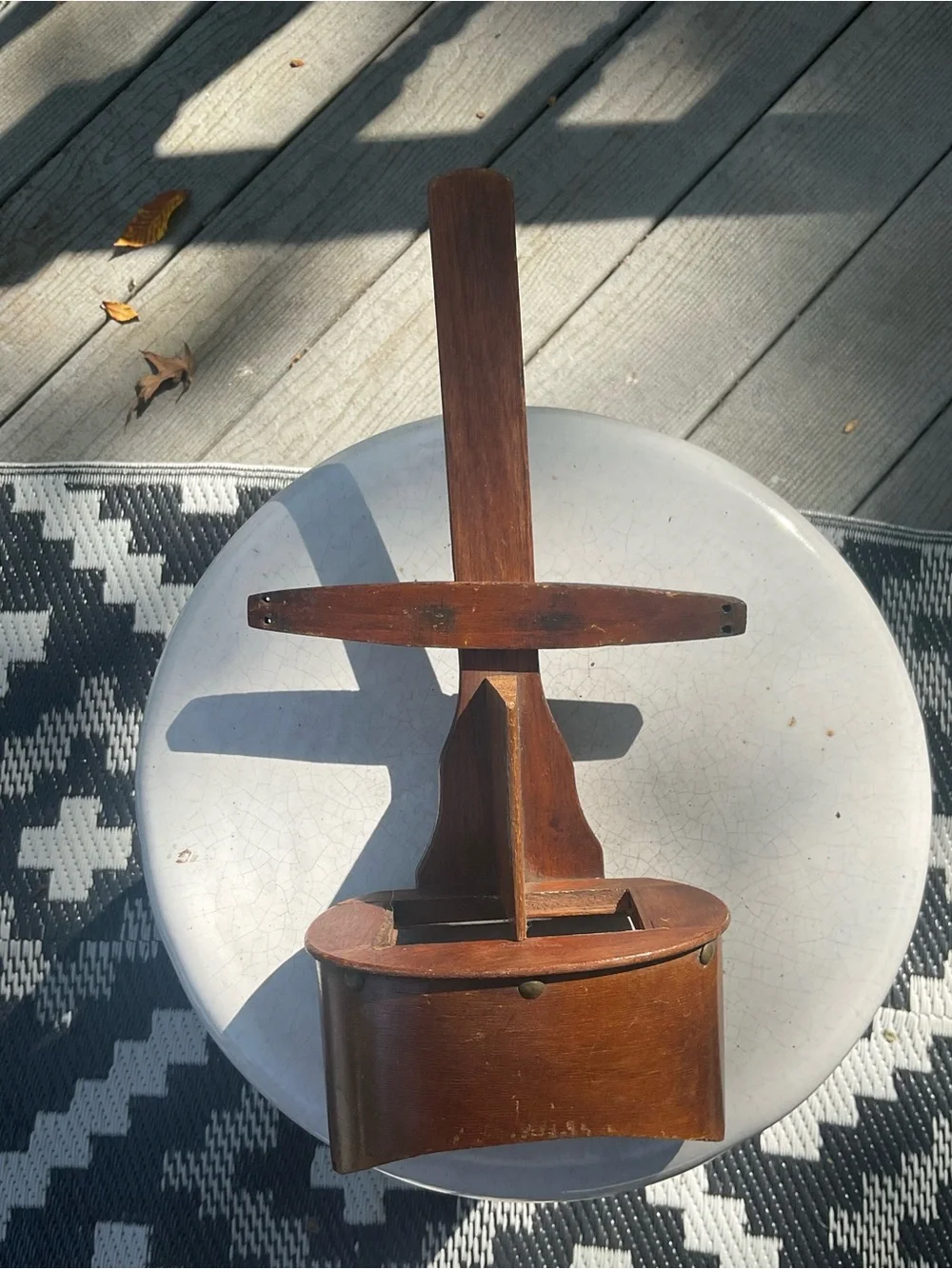 Antique Wooden Stereoscope Viewer Victorian 3D viewer